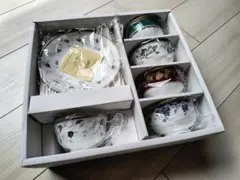 【新品未使用:希少】8R402_HOYA カップ＆ソーサー5脚セット