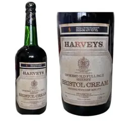 未開栓】ハーベイブリストルクリーム シェリー 果実酒 ワイン 古酒 ②