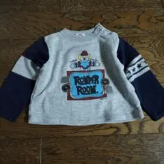 80サイズ　G40SS ロゴ入りトレーナー　グレー