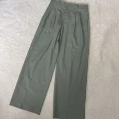 タックワイドパンツ カジュアルパンツ
