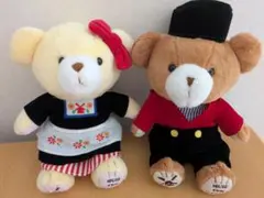 美品、レア】蓼科テディベア美術館 ぬいぐるみ 白黒クマ MION MINMI