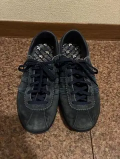 adidas tobacco ネイビー　スニーカー　24cm