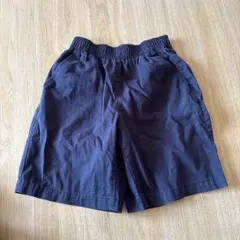 GU 黒 ハーフパンツ 140