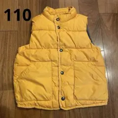 babyGAPイエローダウンベスト 110cm
