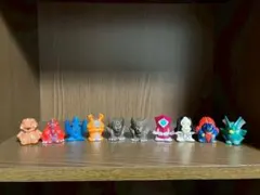 【当時物・まとめ売り】ウルトラ怪獣 指人形 ミニソフビ 10体セット バンダイのサムネイル