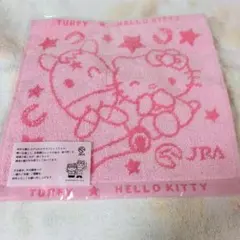 TURFY × HELLO KITTY タオルハンカチ ピンク