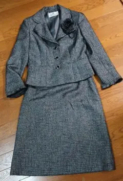 美品】卒業式入学式クレージュセットアップお受験スーツジャケット 