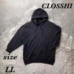 CLOSSHI クロッシー (LL) パーカー シンプル 綿100％のサムネイル