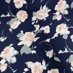 日本製 非常にシルキーソフトな仕上げ ポリエステル100% プリント(2.0M)