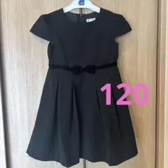 値下げ！キャサリンコテージ　120 ワンピースフォーマル　黒　卒園式　七五三