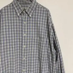 90s Eddie Bauer エディーバウアー ミニチェックシャツ 好配色