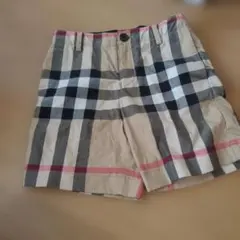 BURBERRY ベージュ チェック柄パンツ ハーフパンツ ショートパンツ