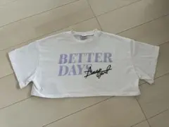 ANAP GIRL ホワイト クロップドTシャツ Mのサムネイル