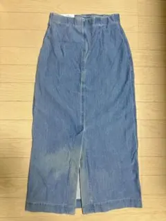 UNIQLO デニムジャージーロングスカート S