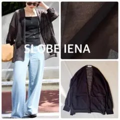 SLOBE IENA スローブイエナ 25SSシアー カーディガン リネン混のサムネイル