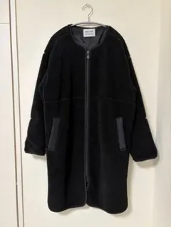 FORK& SPOON ボアミドルコート ブラック　DOORS