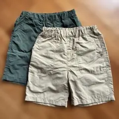 UNIQLO ギアショートパンツ　水陸両用　2色セット　130cm