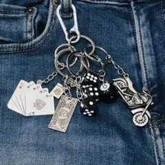 キーホルダー　ストリート　カラビナ　アメカジ　古着　じゃらじゃら系　ヴィンテージ