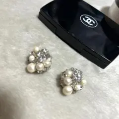 ビジュー　パール　ピアス結婚式　パーティー