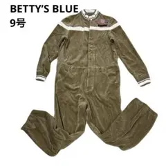 BETTY’S BLUE SHINJI ABE オリーブ色フリースMつなぎ　9号
