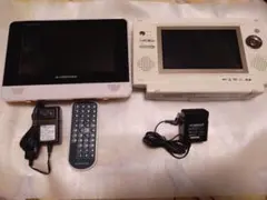 ツインバード 防水ポータブルDVDプレーヤー VD-J712 - メルカリ