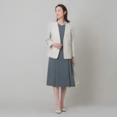 アンタイトル　【美シルエット】　きれいめフレアワンピース