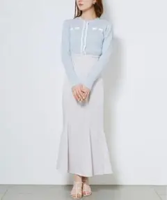 【SNIDEL】新品未使用 スナイデル バック サテン マーメイド スカート