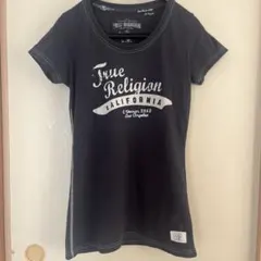 True Religion ブラック 半袖Tシャツ Lのサムネイル