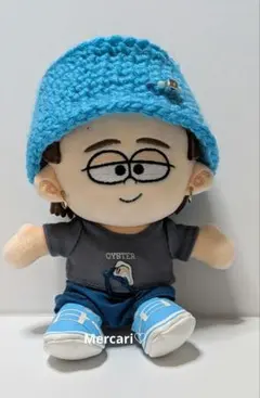 タムぬい 服 メンカラ イニシャルピン付 バケットハット 寺西拓人君