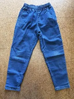 GU ジーユー キッズ シェフパンツ デニム 140