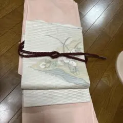 未着用 夏用 絽 名古屋帯 唐織 萩 金糸 籠目 着物 062b - メルカリ