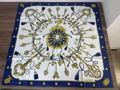 【未使用品】HERMESエルメス カレ90 LES CLES 鍵 スカーフ大判