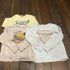 120トレーナー2点＋ロンT1枚セット