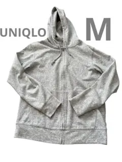 UNIQLOユニクロパーカー　フード付きグレー　メンズ　 M size