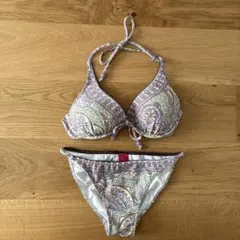 盛れる!!水着上下セット 三愛 ペイズリー