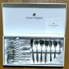 クレージュ　スプーン、フォークセット　17本　18-10 ステンレス