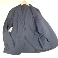 美品✨ユニクロ　感動ジャケット　洗えるストレッチ　ダークグレー　XL