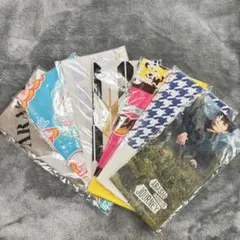 嵐 グッズ ハンカチ バンダナ 手拭い タオル　7点セット マスク付き