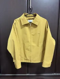 マスタードカラー ジッパー付きジャケット