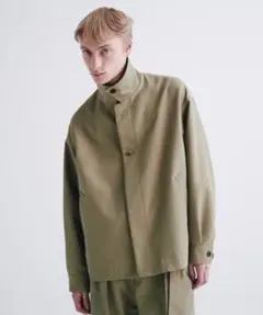 [別注]CULLNI 22-23AW ブルゾンジャケット 50%OFF【CULLNI(クルニ)】Stretch Velou Bi Color Zip Up