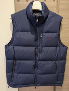 POLO ネイビー ダウンベスト美品