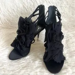 GIUSEPPE ZANOTTI（ジュゼッペザノッティ）黒　ヒール　35のサムネイル