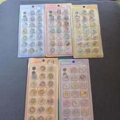 ちいかわ キラコロ おはじきシール ハチワレ うさぎ シーサー モモンガ
