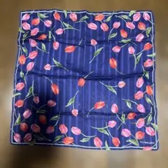 チューリップ柄スカーフ Private Label 約45×45cm