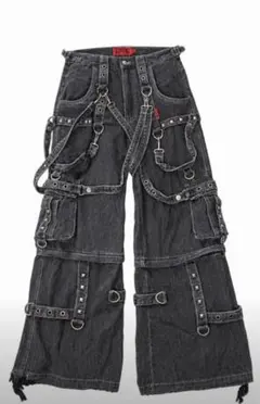 TRIPP NYC トリップニューヨーク カーゴパンツ ボンテージ 2WAY 黒