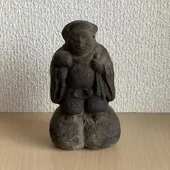 木彫 大黒天像 七福神 縁起物 置物 骨董 アンティーク 25cm - メルカリ