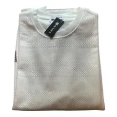 ⭐️メンズ スウェットニット　Lサイズ　ホワイト　白　 無地