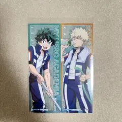 僕のヒーローアカデミア 緑谷出久 爆豪勝己 夏のプール掃除 クリアしおり セット