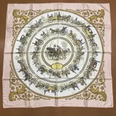 エルメス 額装 ロンシャンへの散歩 ピンク カレ90 - メルカリ