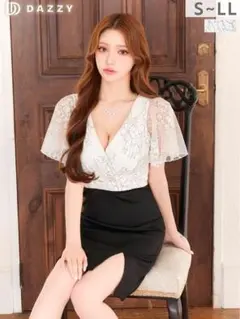 DAZZY レースナイトドレス